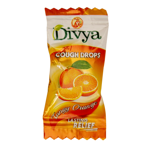 Divya Cough Drops Orange 5259